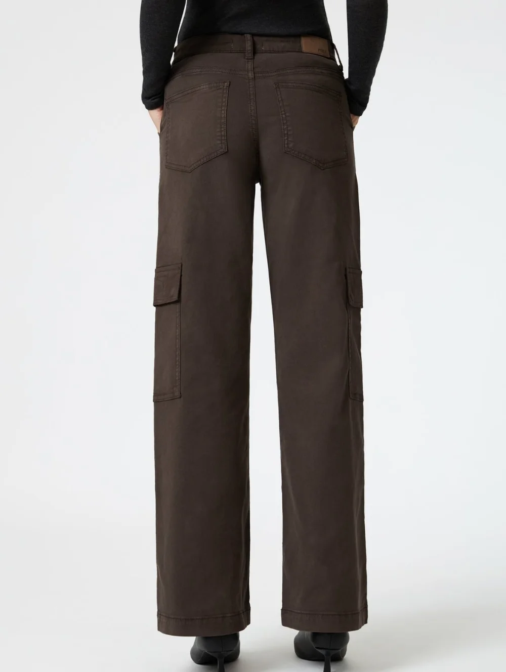 Mavi  Brown Alva High-Rise Straight Cargo Pants - Picture 2 of 13